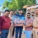 एस.आई.मोहित कुमार यादव के तबादले पर भव्य विदाई समारोह किया गया रिपोर्ट बलराम सोनी
