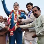 बरोदा कलां मे डॉक्टर भीमराव अंबेडकर की जयंती पर खंडित मूर्ति को हटाकर नई मूर्ति की स्थापना की गई आनद पटेल बाबूजी रिपोर्ट बलराम सोनी